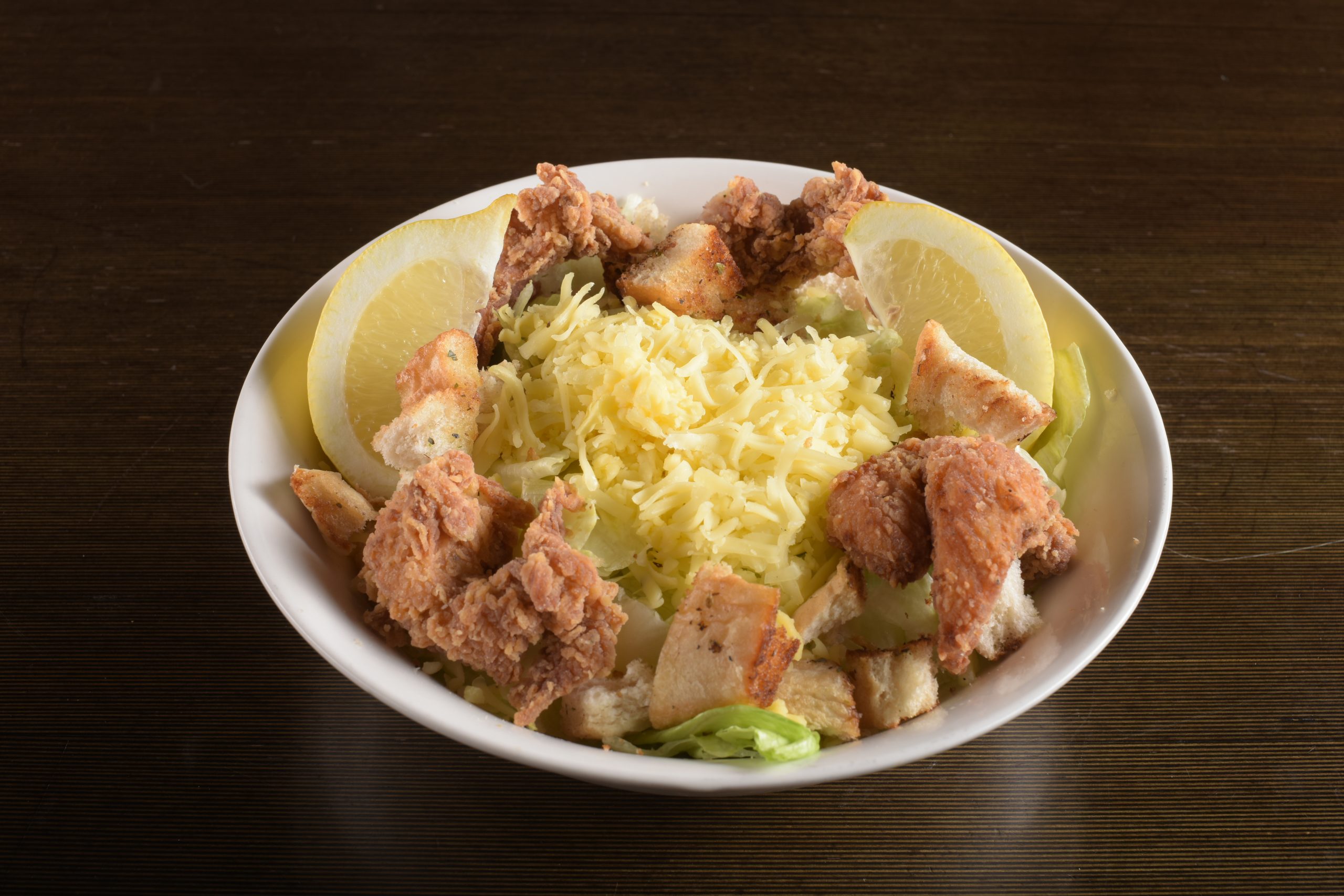 Ensalada cesar de pollo crispy